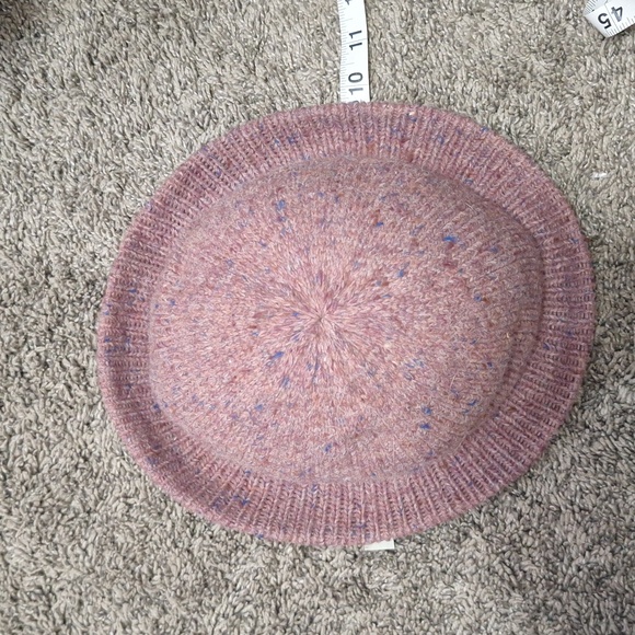Vintage Collectables wool blend winter knit cloche sweater hat cap - rose pink - Picture 8 of 9